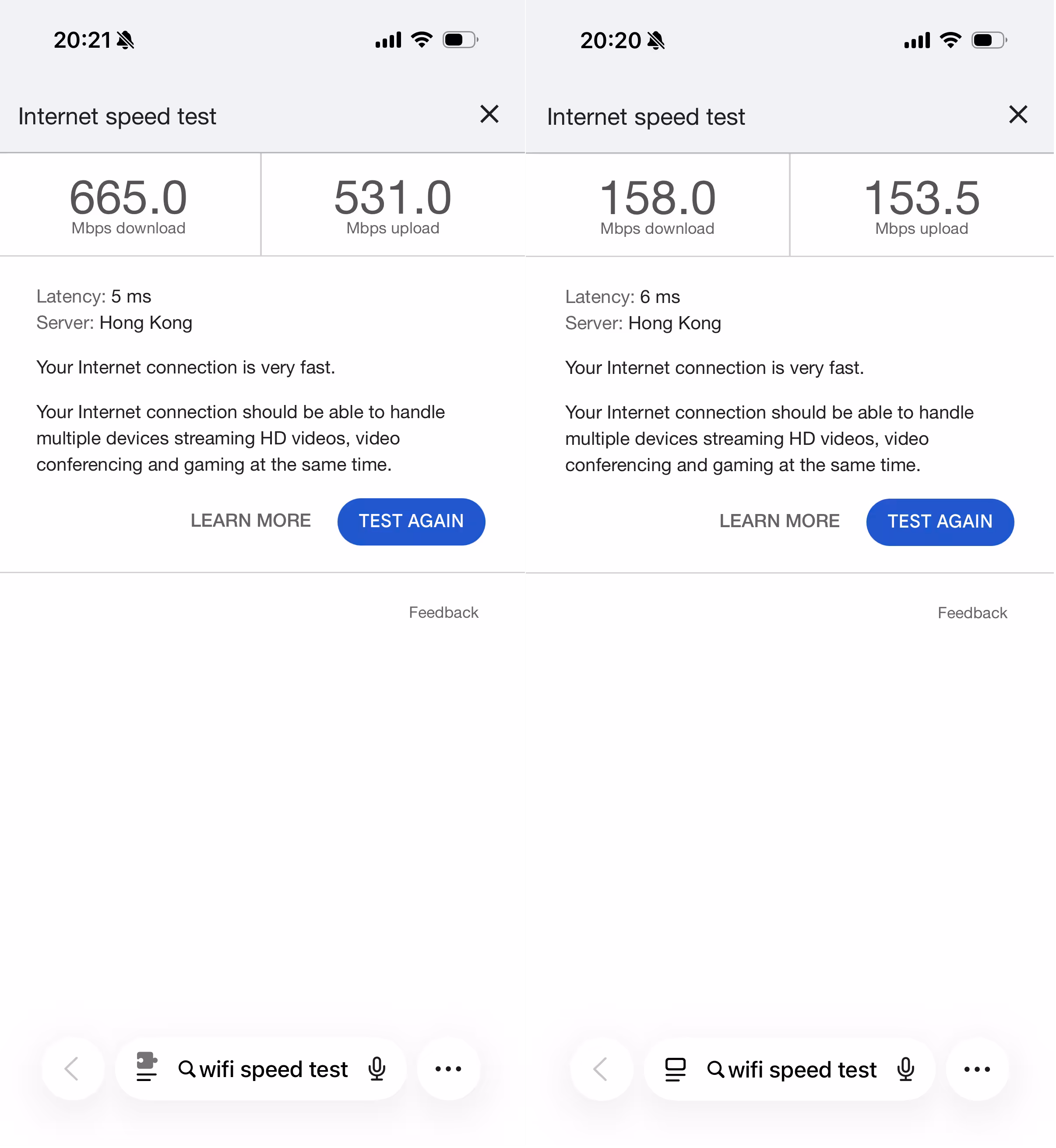 Router benchmark